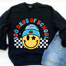 Load image into Gallery viewer, 100 Days of School Smiley- White DTF Print