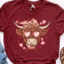 Load image into Gallery viewer, Valentine's Cow DTF Print