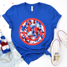 Load image into Gallery viewer, USA Smiley DTF Print