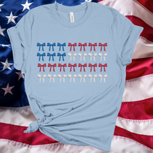 Load image into Gallery viewer, USA Bows DTF Print
