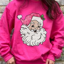 Load image into Gallery viewer, Pink Santa DTF Print