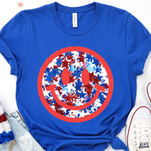 Load image into Gallery viewer, USA Smiley DTF Print