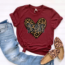 Load image into Gallery viewer, Be Mine Leopard Print Heart DTF Print