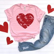 Load image into Gallery viewer, Distressed Heart DTF Print