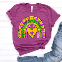 Load image into Gallery viewer, Mardi Gras Rainbow DTF Print