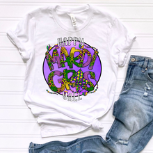 Load image into Gallery viewer, Happy Mardi Gras Y'all Purple DTF Print