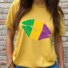 Load image into Gallery viewer, Mardi Gras Lips DTF Print