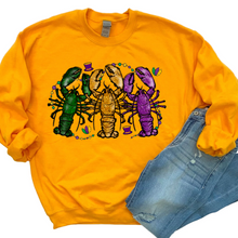 Load image into Gallery viewer, Mardi Gras Crawfish DTF Print