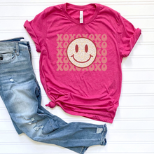 Load image into Gallery viewer, XOXO Leopard Smiley Face DTF Print