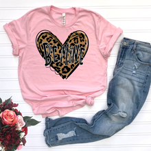 Load image into Gallery viewer, Be Mine Leopard Print Heart DTF Print