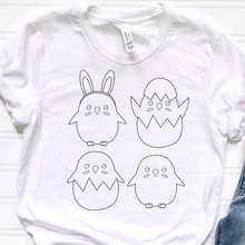 Load image into Gallery viewer, Chicks Coloring DTF Print