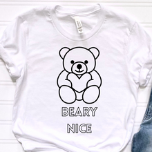 Load image into Gallery viewer, Beary Nice Coloring DTF Print