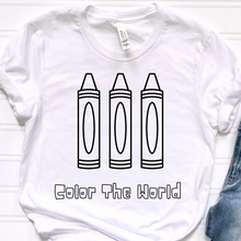 Load image into Gallery viewer, Color The World DTF Print